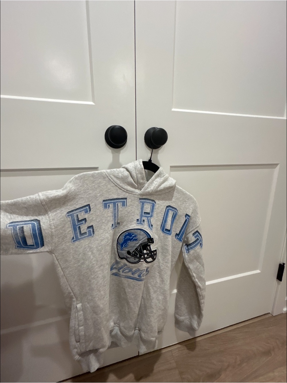 Detroit Lions Gray Kids Hoodie - Youth Football Pullover